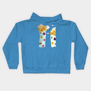 Rose Petal Shower Kids Hoodie